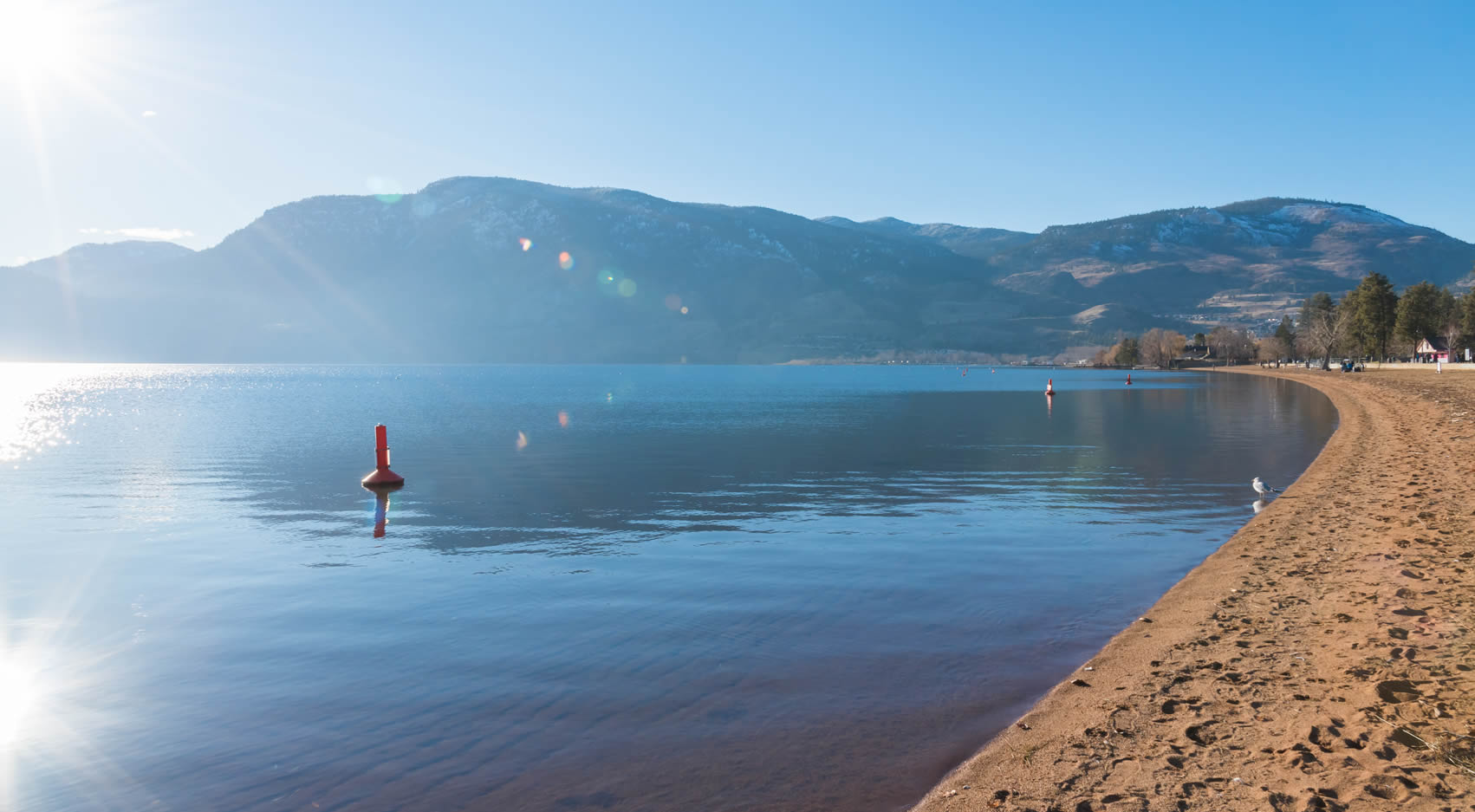 Kinsmen Beach on Mtn Lake Windermere